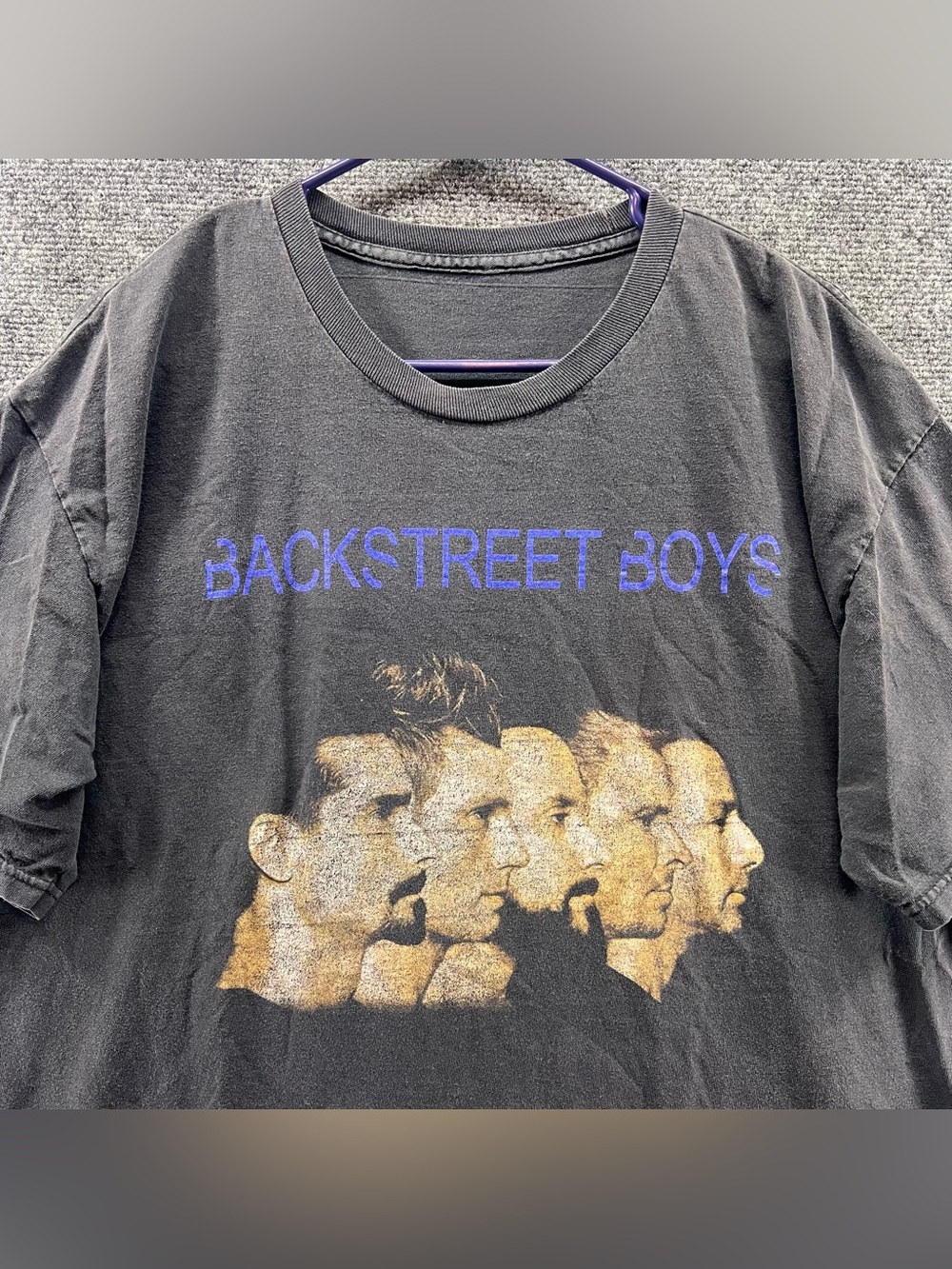 Backstreet Boys 2014 ‘In A World Like This’ Tour Shirt Large Black Faded RARE